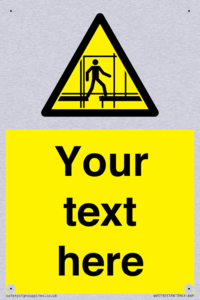 Custom Scaffold Incomplete Sign